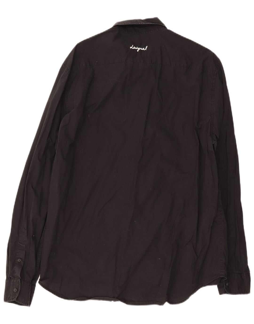 Desigual Herren Graphic Regular Fit Shirt XL Schwarz Baumwolle