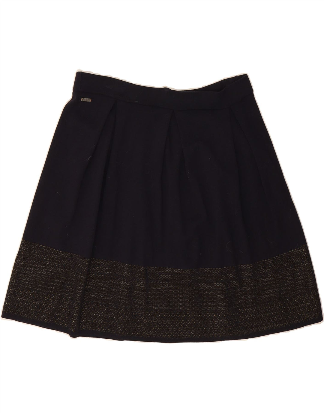 HUGO BOSS Womens A-Line Skirt W32 Large Navy Blue Vintage Hugo Boss and Second-Hand Hugo Boss from Messina Hembry 