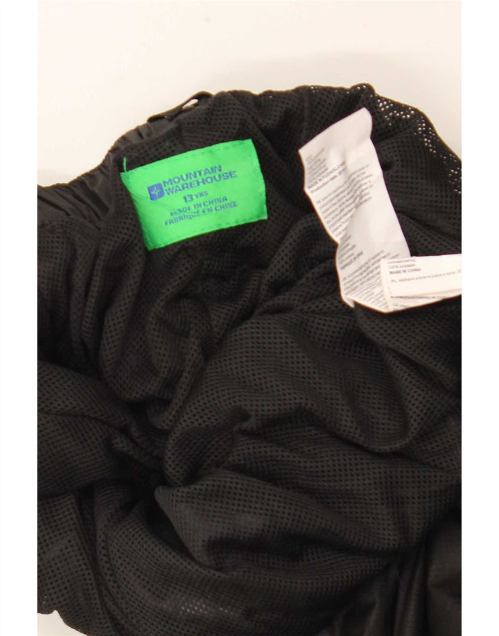 Mountain Warehouse Wasserdichte Isoory-Hose für Jungen, 12–13 Jahre, Schwarz
