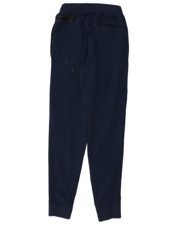 Under Armour Mens Heat Gear Tracksuit Trousers Joggers Small Navy Blue