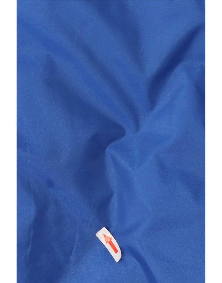 Crane Herren-Skijacke XL, blaues Colourblock-Polyamid