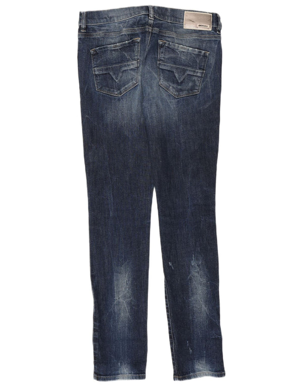 DIESEL Damen HI-VY Super Slim Straight Jeans W32 L29 Blau