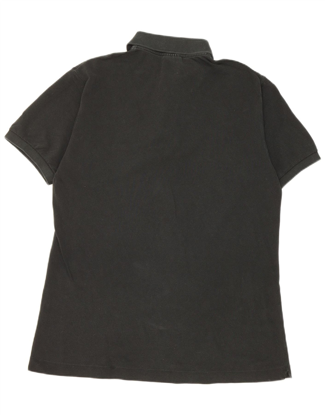Lacoste Herren-Poloshirt, Größe 4, mittelgroß, schwarze Baumwolle