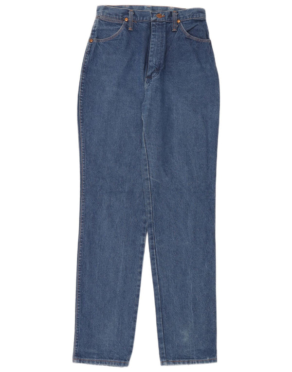 Wrangler Damen High Rise Tapered Jeans W26 L34 Blaue Baumwolle