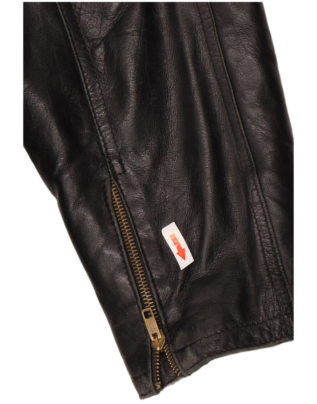 Vintage Herren Lederjacke UK 36 Kleines schwarzes Leder