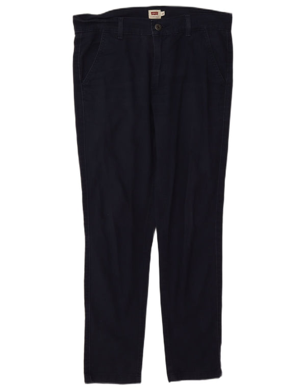 Levi's Slim Chino-Hose für Damen, W26 L27, marineblaue Baumwolle