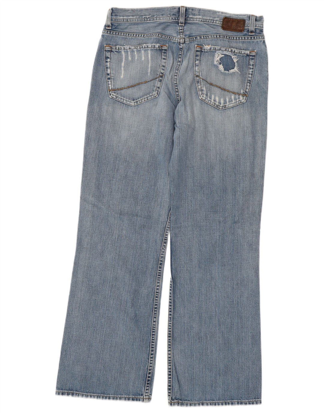 BKE Herren Tyler Bootcut Jeans W33 L32 Blaue Baumwolle