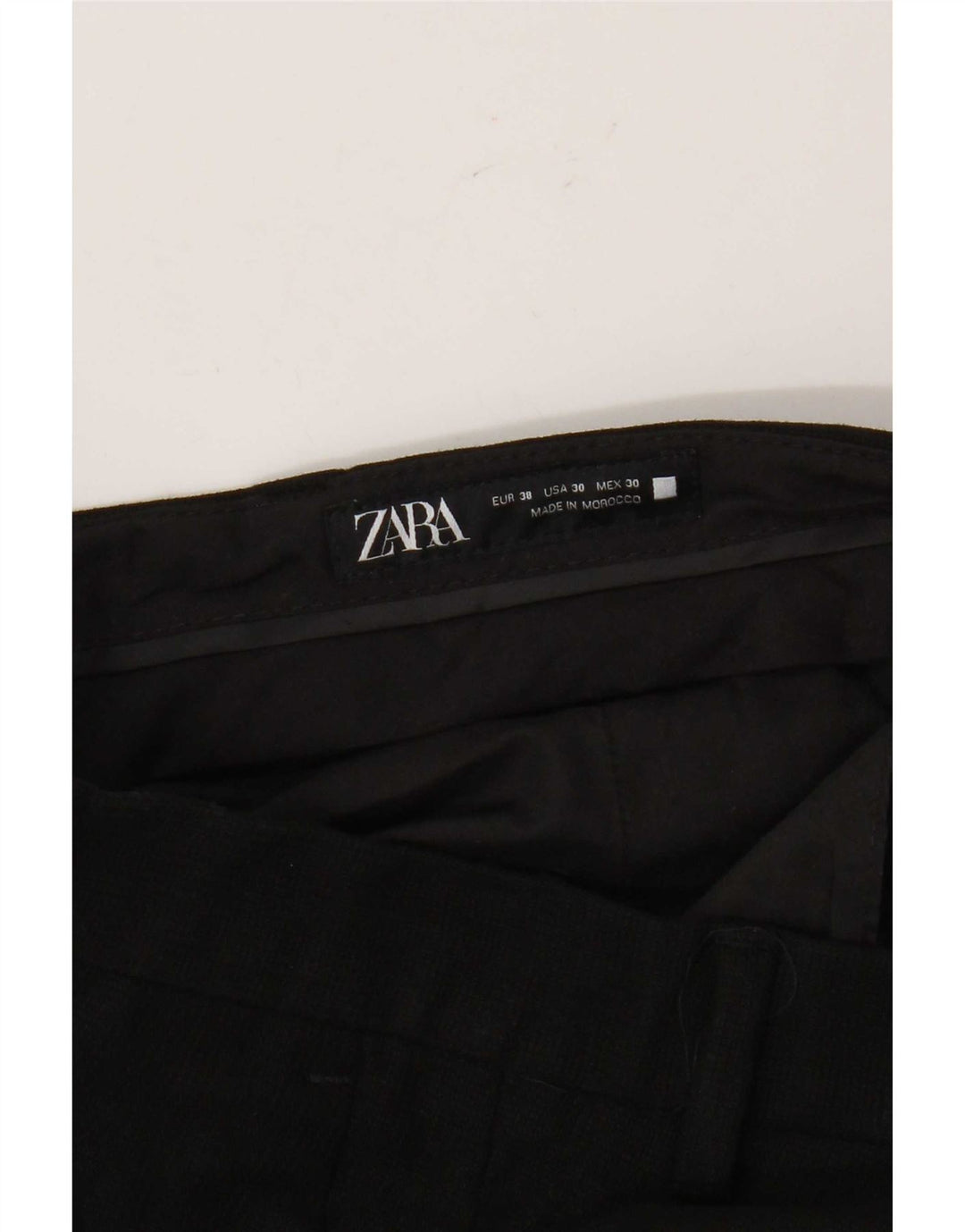 Gerade Capri-Hose für Herren von Zara, EU 38, Größe S, W30, L20, Schwarz