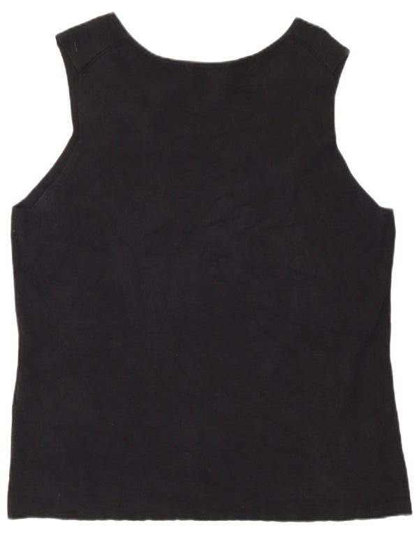 Laura Ashley Damen Tanktop UK 16 Large Schwarz