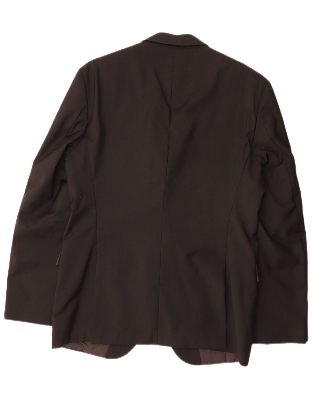 Hugo Boss Herren-Blazer mit 2 Knöpfen, EU 52, groß, schwarze Schurwolle