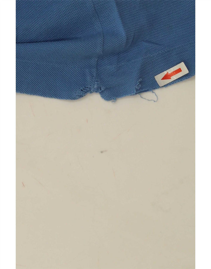 Lacoste Herren-Poloshirt, Größe 5, groß, blaue Baumwolle