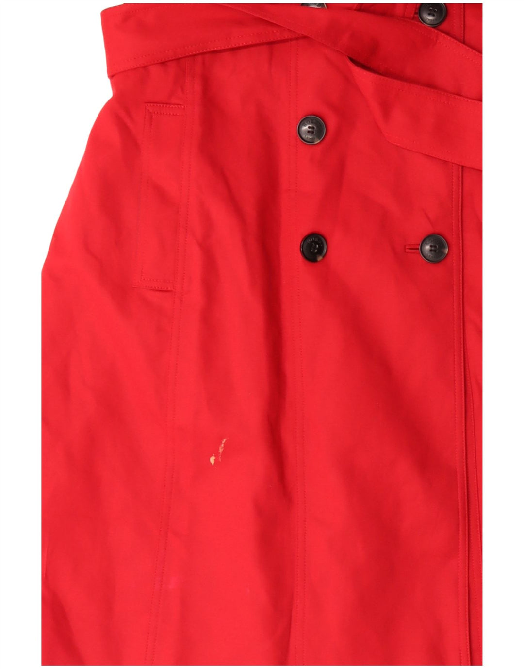 Hobbs Damen Trenchcoat UK 14 Mittelrote Baumwolle