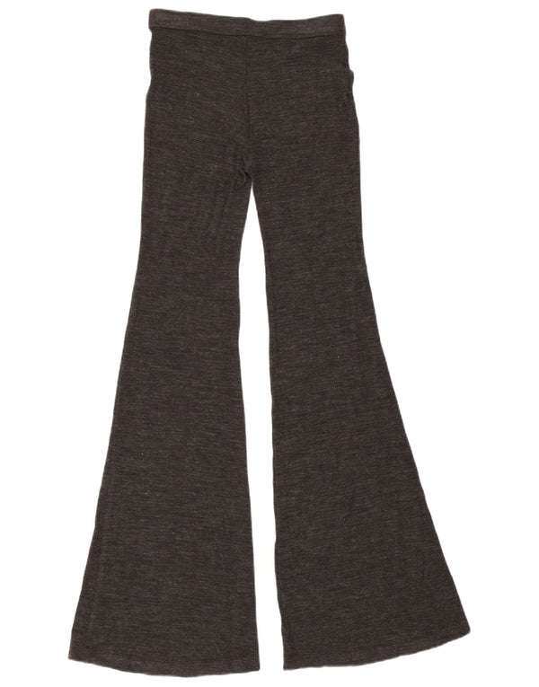 Roccobarocco Damen Flare Leggings UK 4 XS Grau meliert