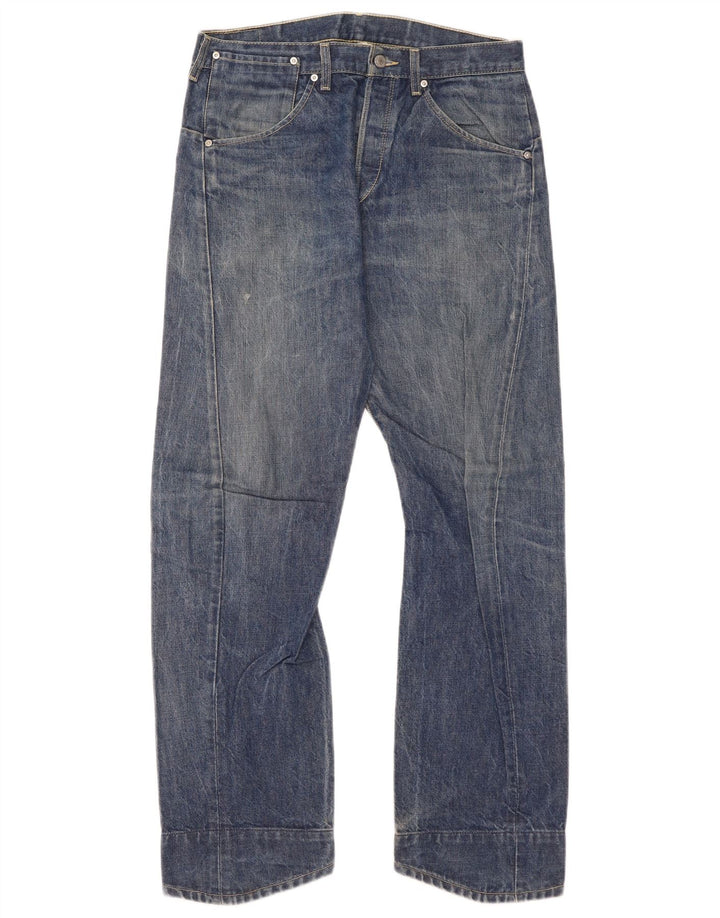 Levi's Herren Straight Jeans W33 L32 Blaue Baumwolle