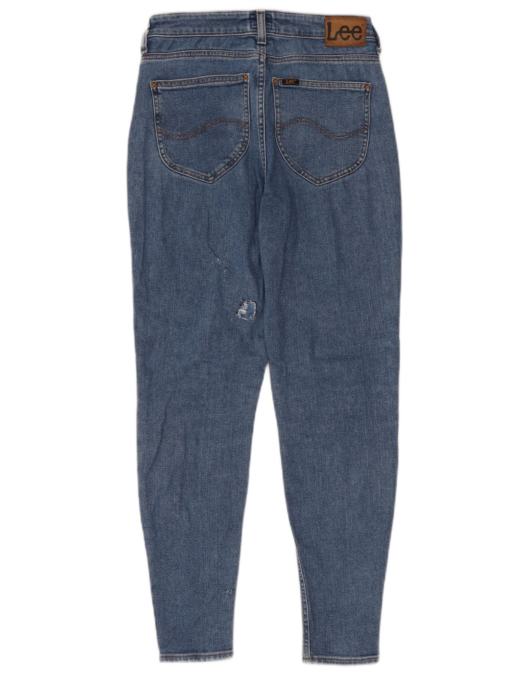 LEE Damen Slim Jeans W30 L31 Blaue Baumwolle