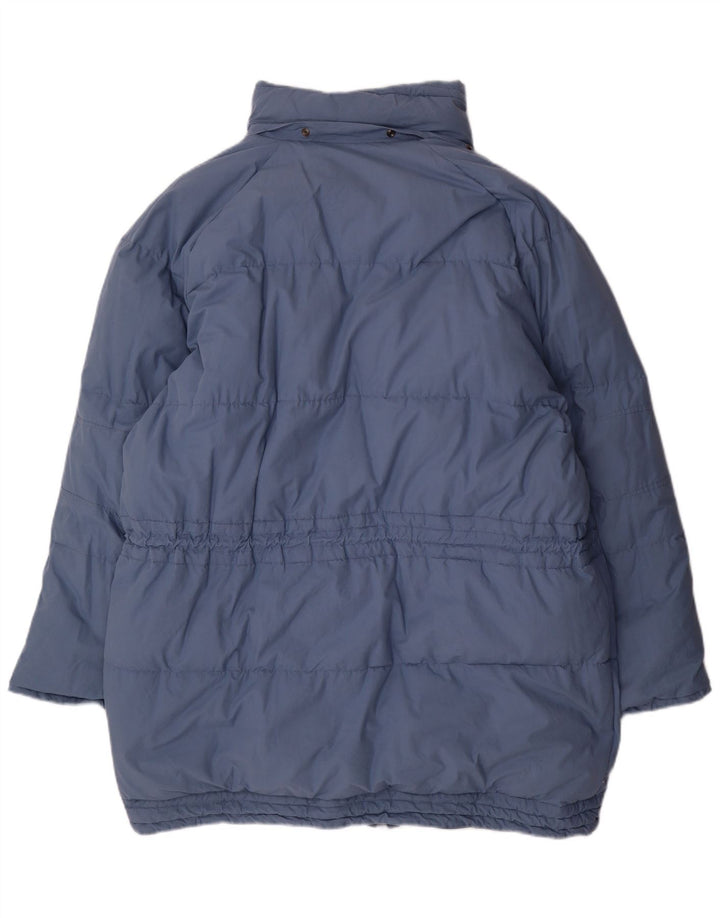 DIADORA Herren Loose Fit Reversible Wattierte Jacke UK 38 Mittelblaue Baumwolle