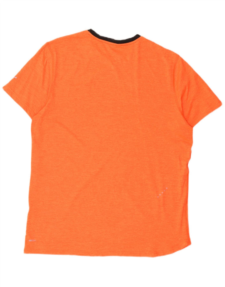 Puma Herren Grafik T-Shirt Top XL Orange