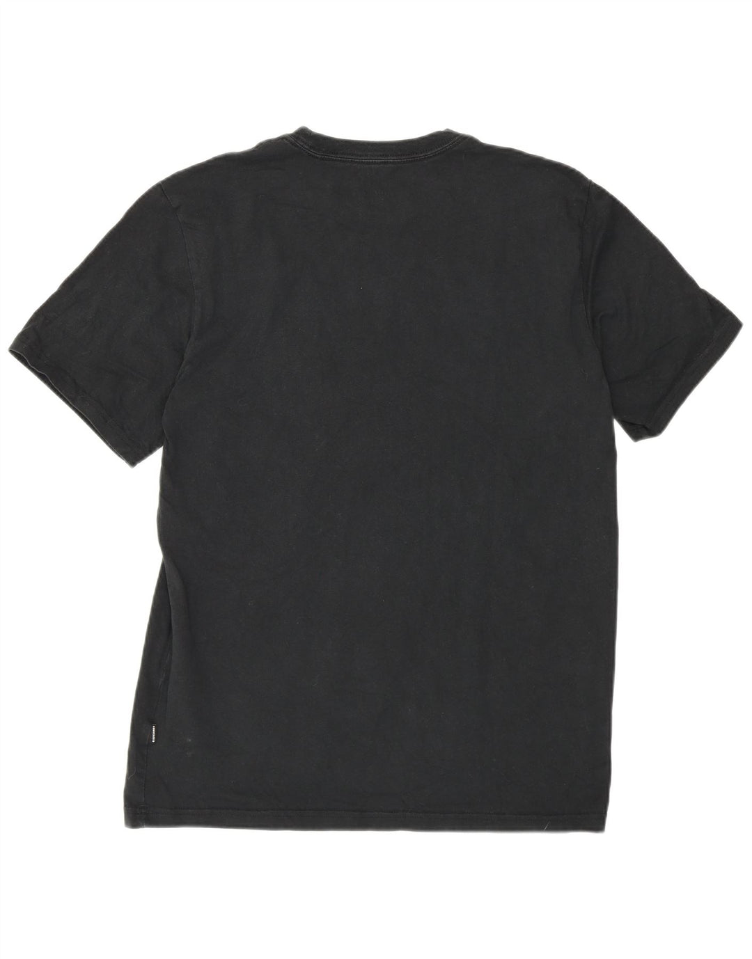 Converse Herren Grafik-T-Shirt-Oberteil aus mittelschwarzer Baumwolle