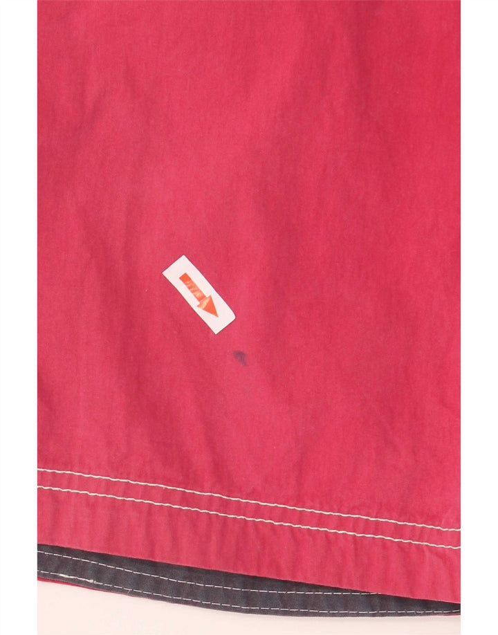 Fat Face Herren-Badeshorts, groß, aus roter Baumwolle