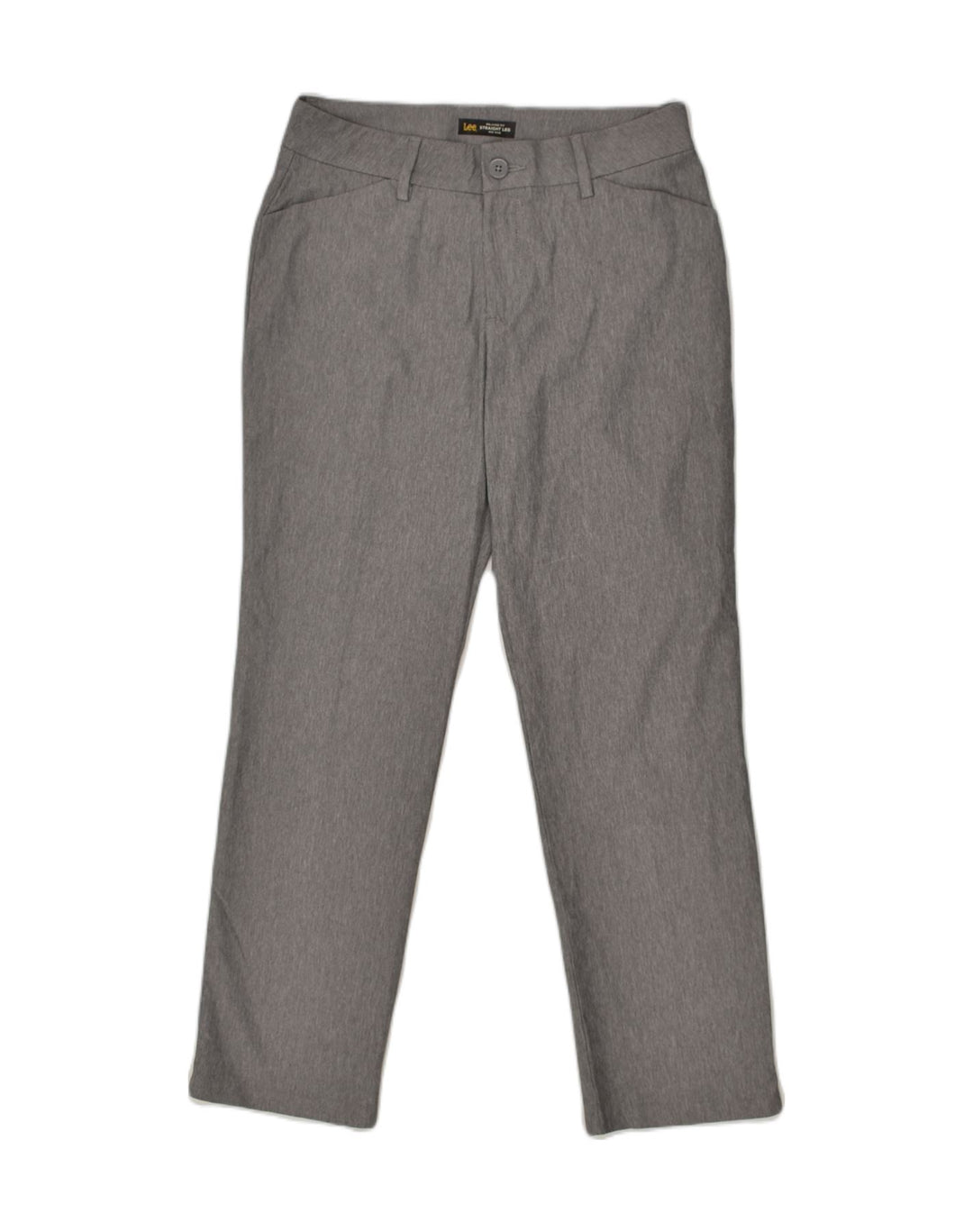 LEE Womens Relaxed Fit Straight Casual Trousers US 8 Medium W30 L29 Grey | Vintage Lee | Thrift | Second-Hand Lee | Used Clothing | Messina Hembry 