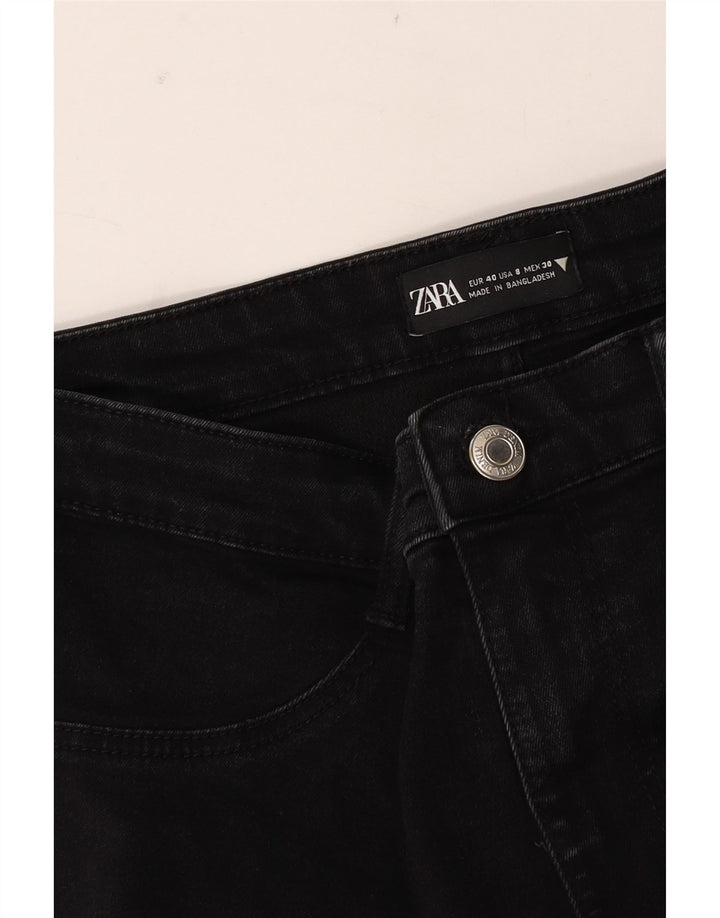 Zara Damen Skinny Jeans EU 40 Medium W30 L28 Schwarz