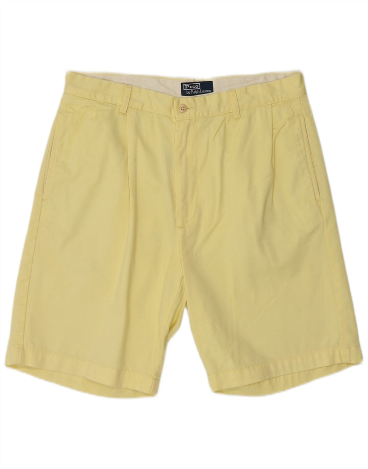 Polo Ralph Lauren Herren Pegged Chino Shorts W33 Mittelgelbe Baumwolle