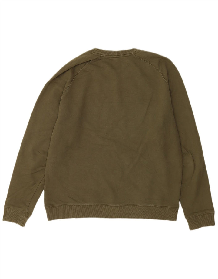 John Lewis Herren-Sweatshirt-Pullover, mittlere Khaki-Baumwolle