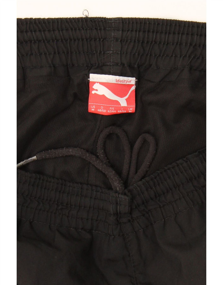 PUMA Mens Graphic Sport Shorts Medium  Black Vintage Puma and Second-Hand Puma from Messina Hembry 