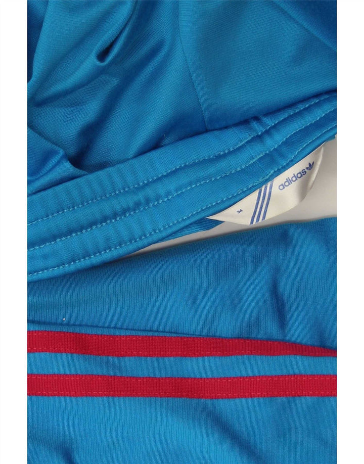 Adidas Damen Trainingshose EU 34 XS Blau Polyester