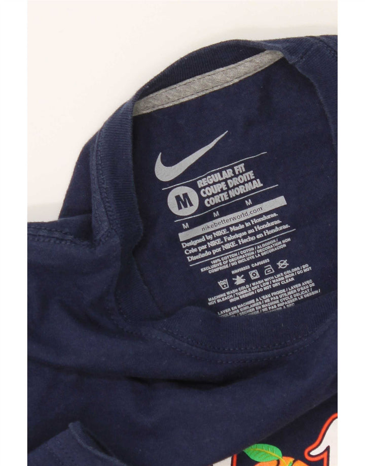 Nike Herren Florida Regular Fit Grafik-T-Shirt-Oberteil in mittlerem Marineblau