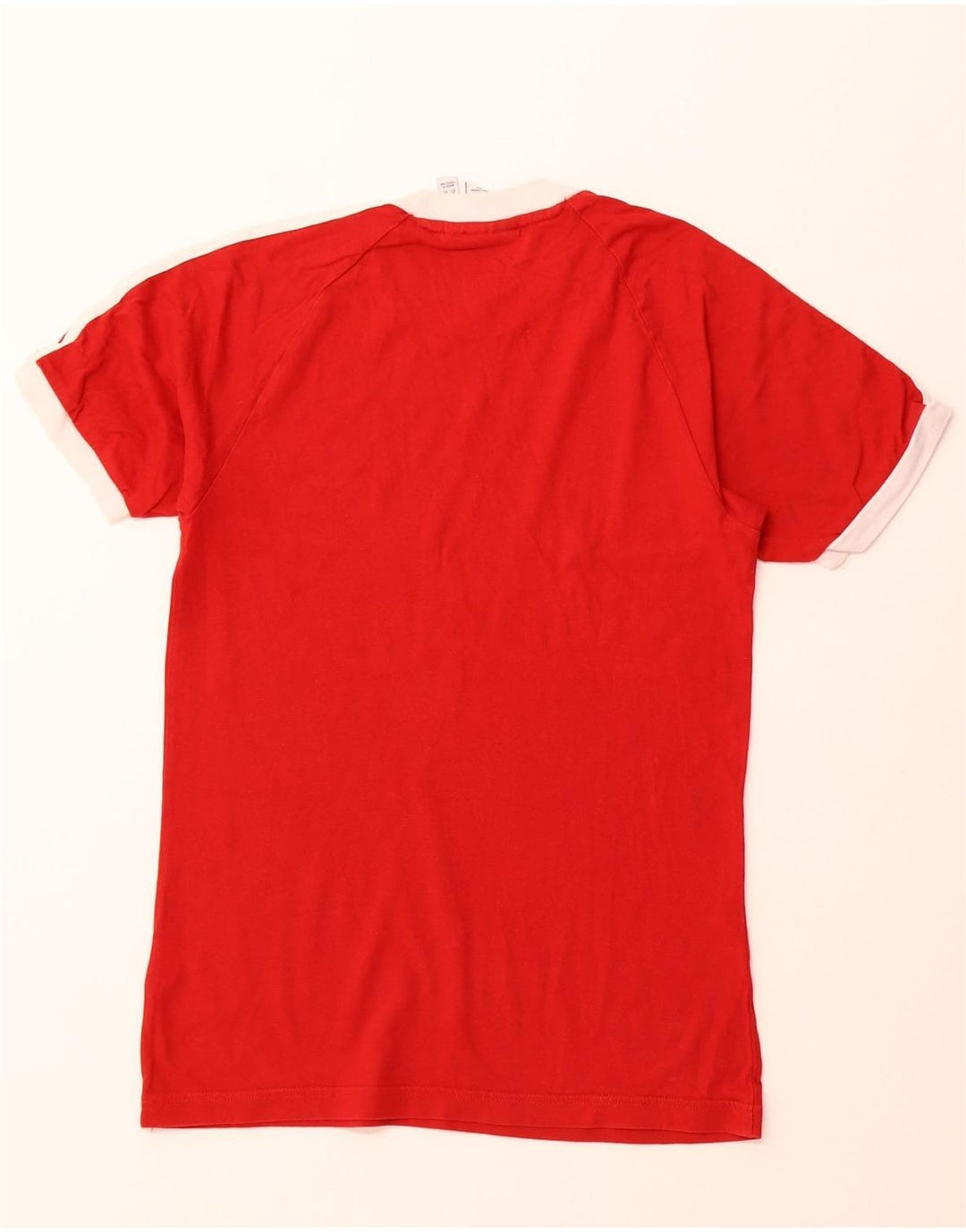 ADIDAS Herren T-Shirt Top XS Rote Baumwolle