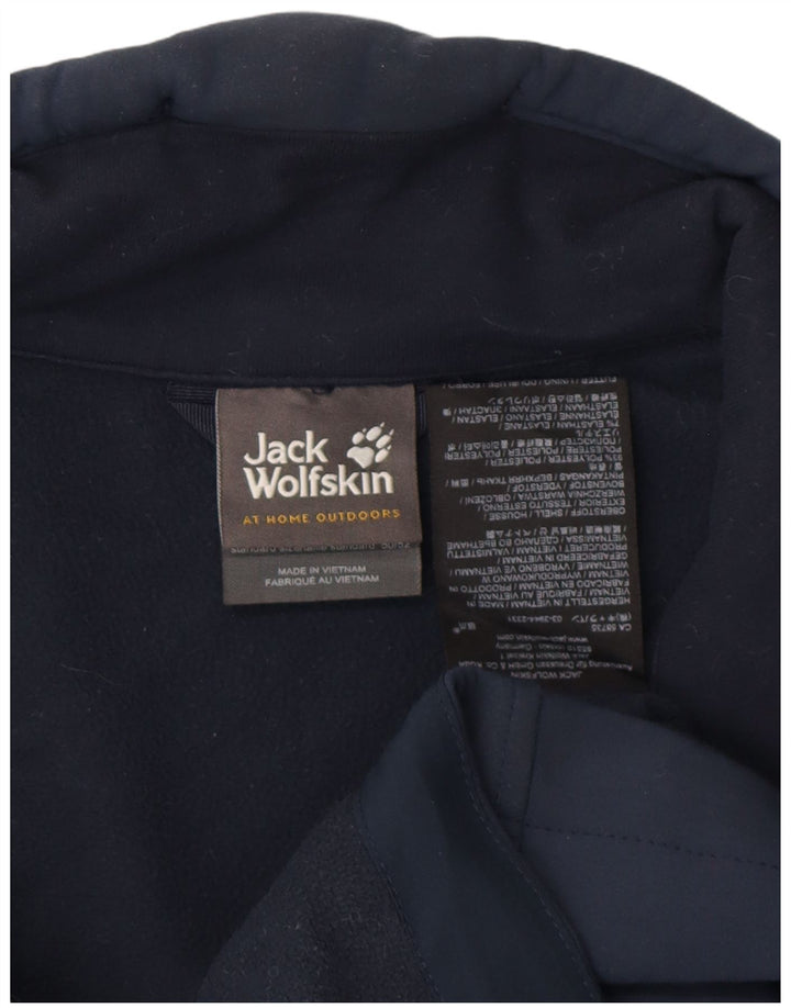 Jack Wolfskin Herren Windjacke UK 40 Large Marineblau Polyester