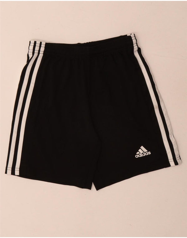 Adidas Jungen Aeroready Sportshorts 11–12 Jahre, schwarzes Polyester