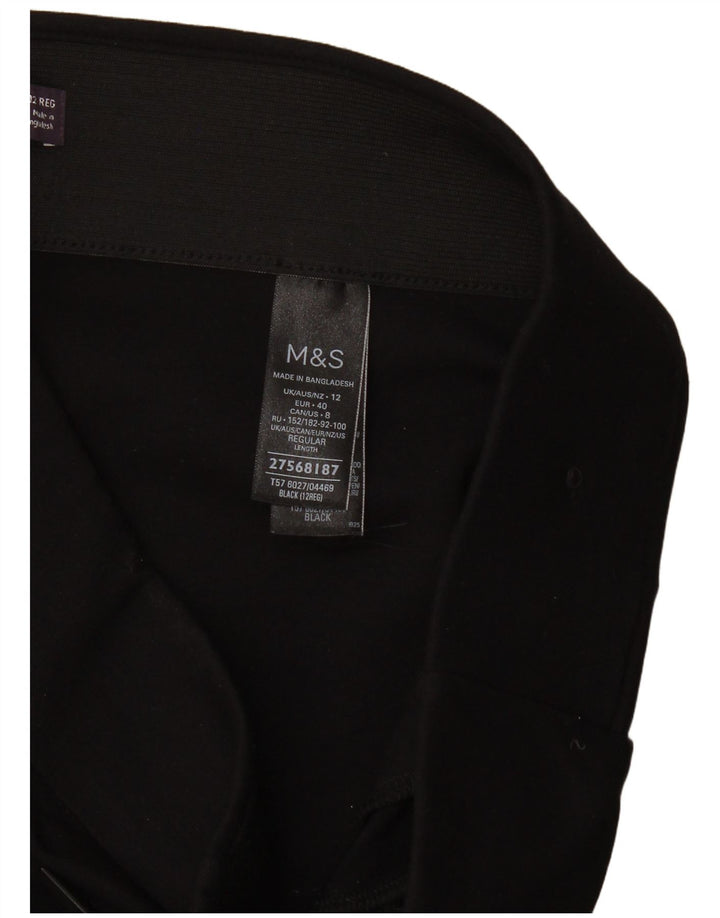 Marks & Spencer Damen Leggings UK 12 Mittelschwarze Viskose