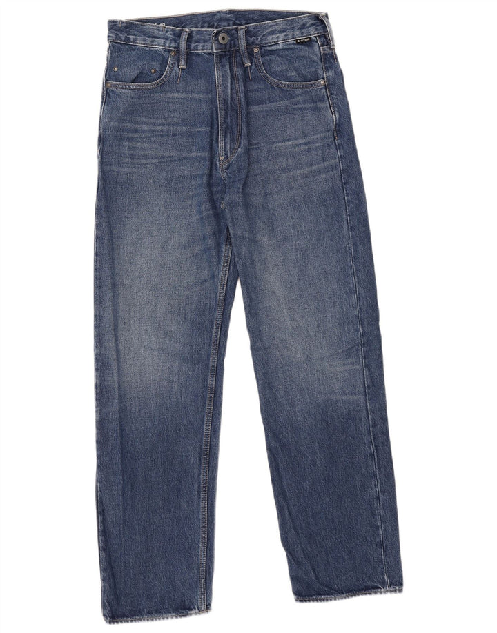 G-Star Herren Straight Jeans W30 L30 Blaue Baumwolle