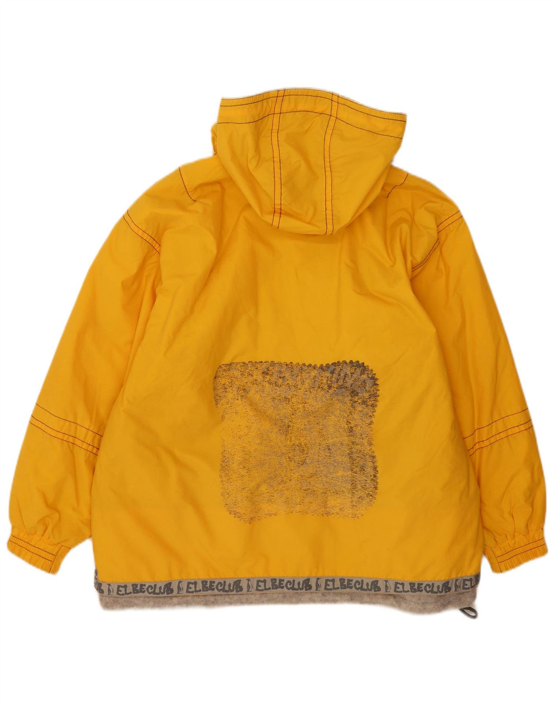 Grafische Herren-Anorakjacke mit Kapuze, Größe 40, Größe L
