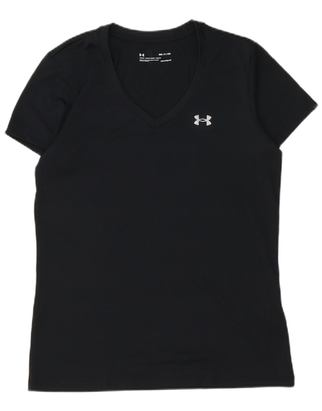 Under Armour Herren Heat Gear T-Shirt Top Small Schwarz Polyester