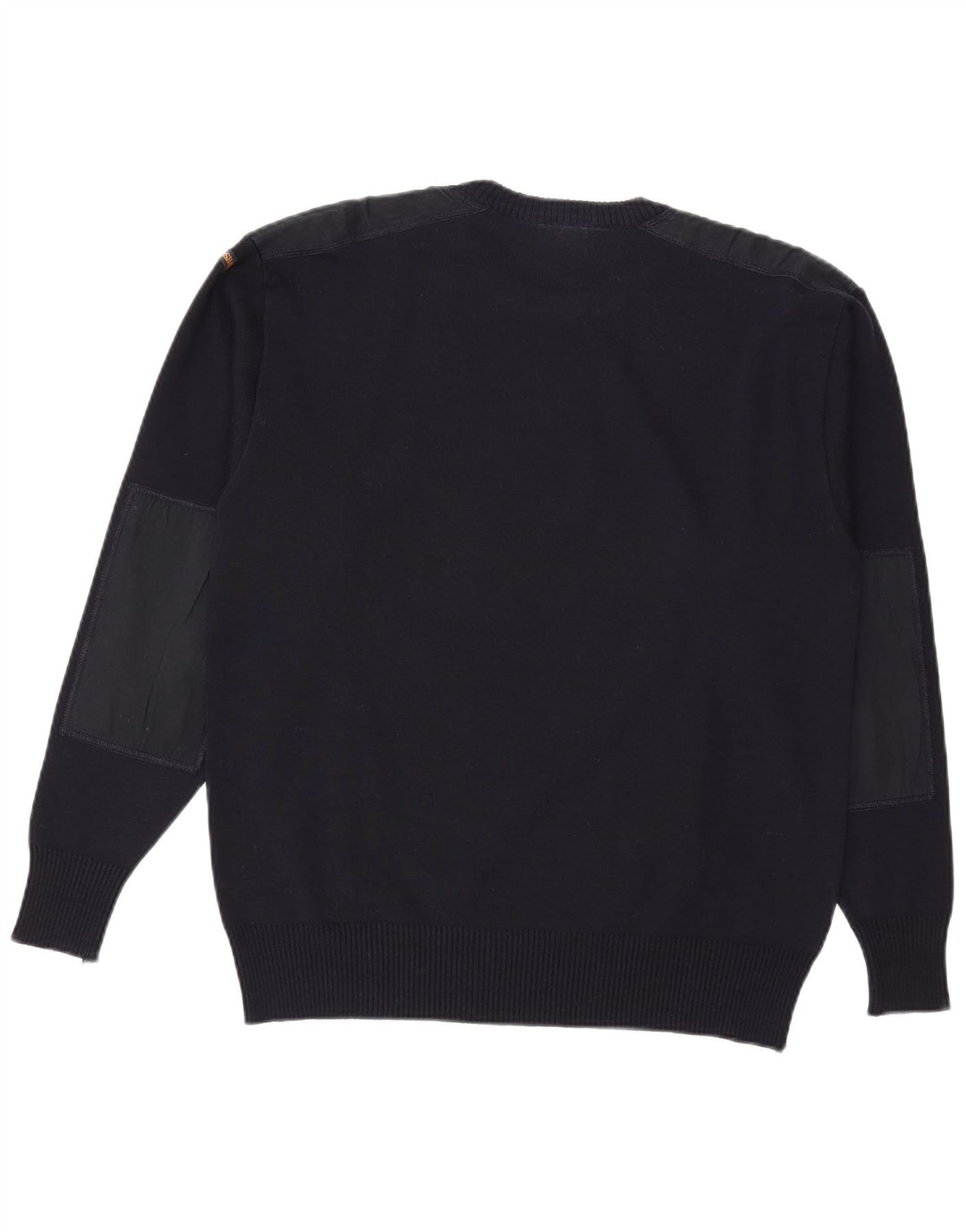 Paul & Shark Herren-Pullover mit Rundhalsausschnitt, groß, marineblaue Wolle