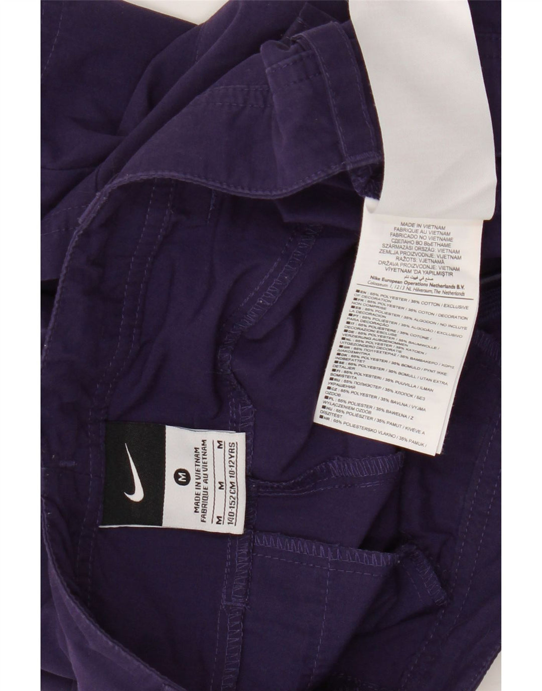 Nike Chino-Shorts für Mädchen, 10–11 Jahre, Größe M, W26, Lila, Polyester
