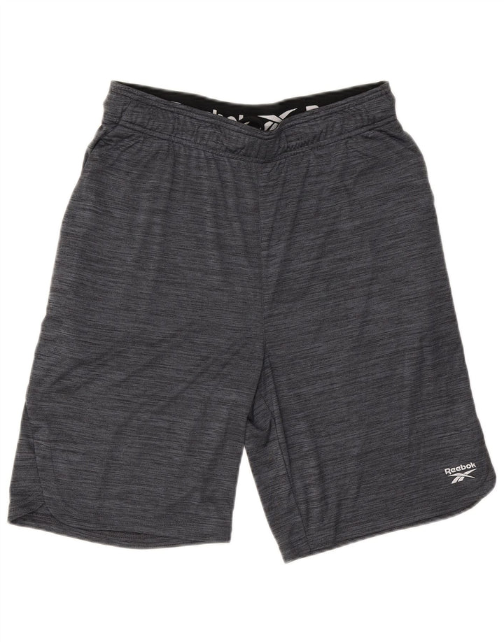 Reebok Herren Sportshorts mittelgraues Polyester