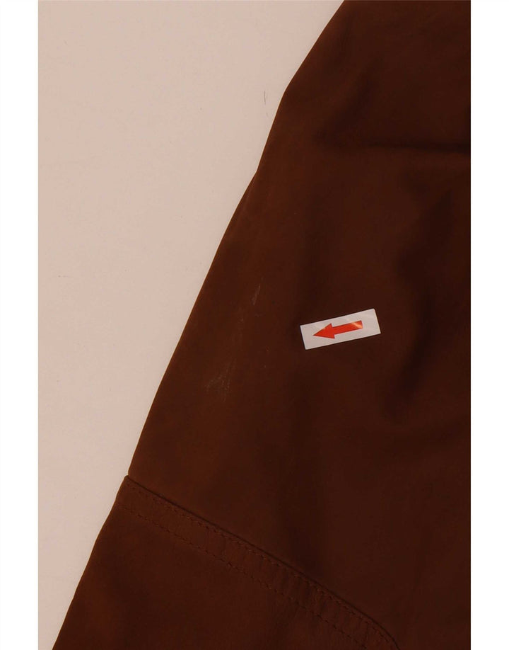 Vintage Herren Lederjacke IT 50 Large Brown Colourblock