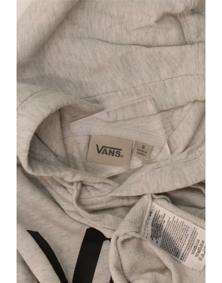 Vans Herren-Kapuzenpullover mit Grafik, klein, grau gefleckte Baumwolle