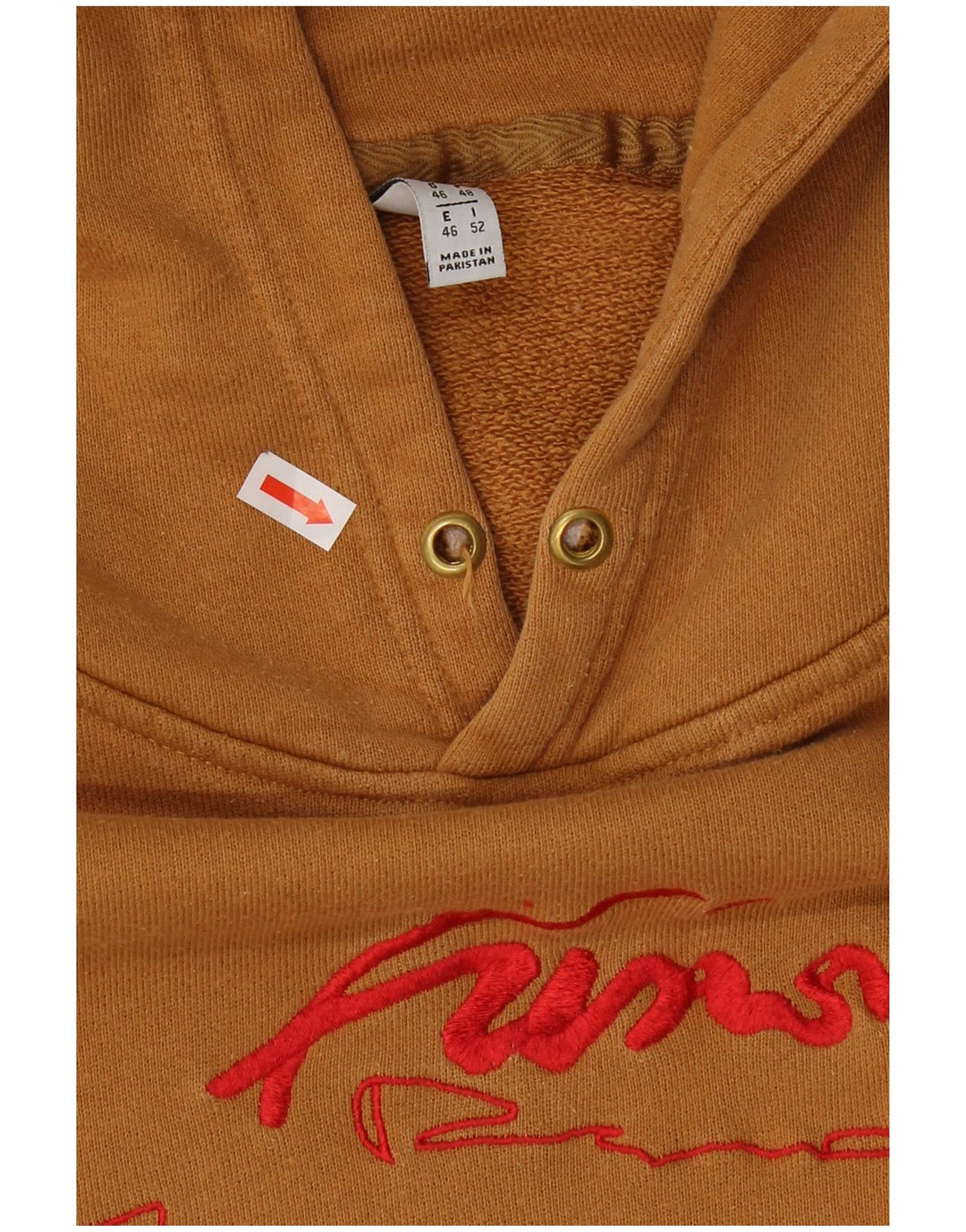 Adidas Womens Graphic Oversized Hoodie Pullover UK 20 2XL Braun