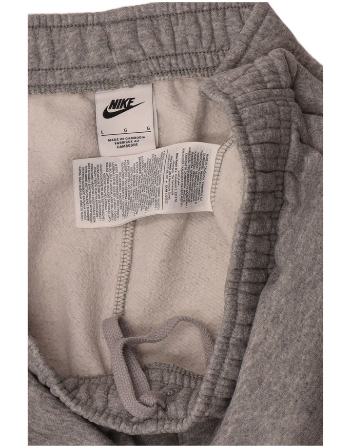 Nike Herren Cargo-Trainingshose, Jogginghose, Größe L, Grau, Baumwolle
