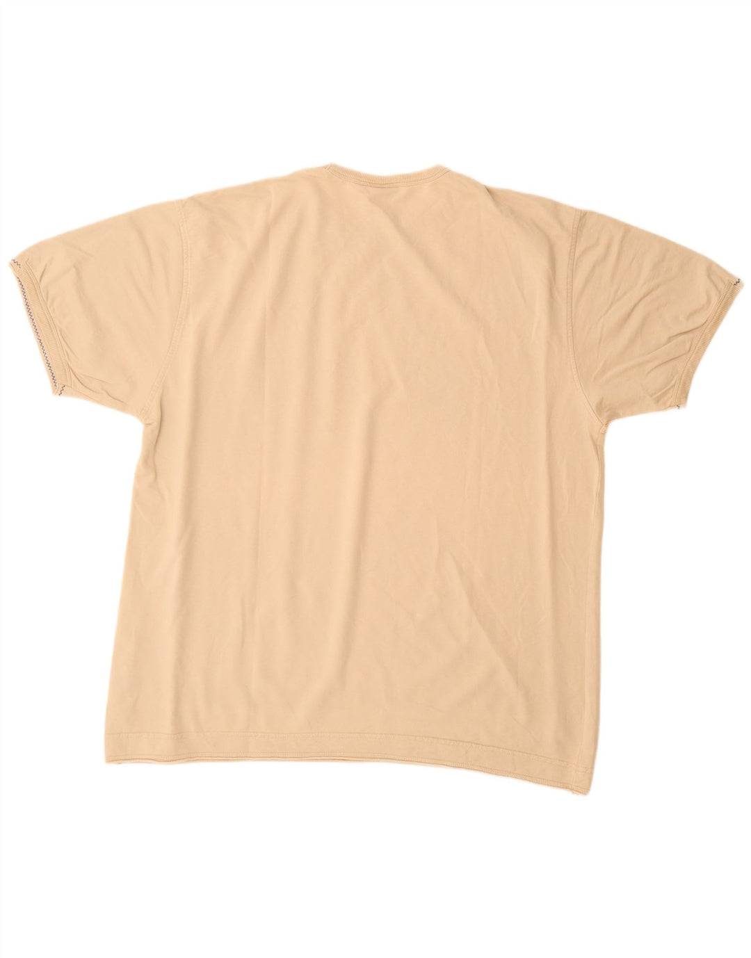 SCOTCH & SODA Herren Grafik Kurzarm Sweatshirt Pullover XL Beige Baumwolle