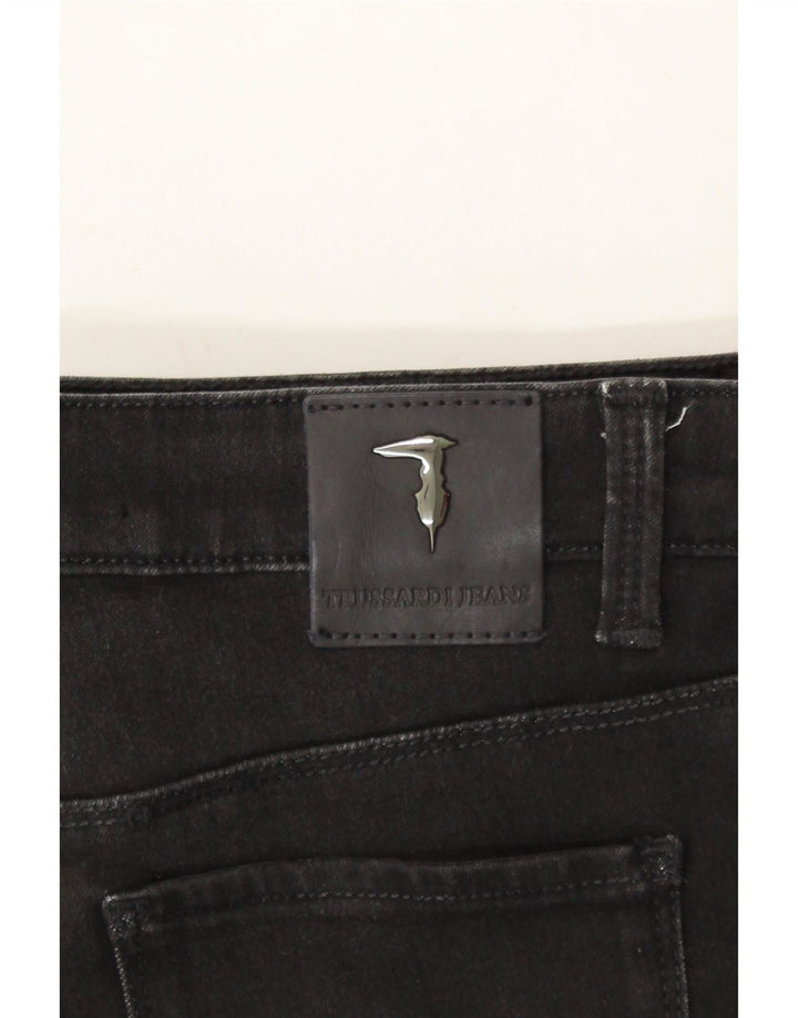 TRUSSARDI Womens Slim Jeans W31 L31 Black Cotton Vintage Trussardi and Second-Hand Trussardi from Messina Hembry 