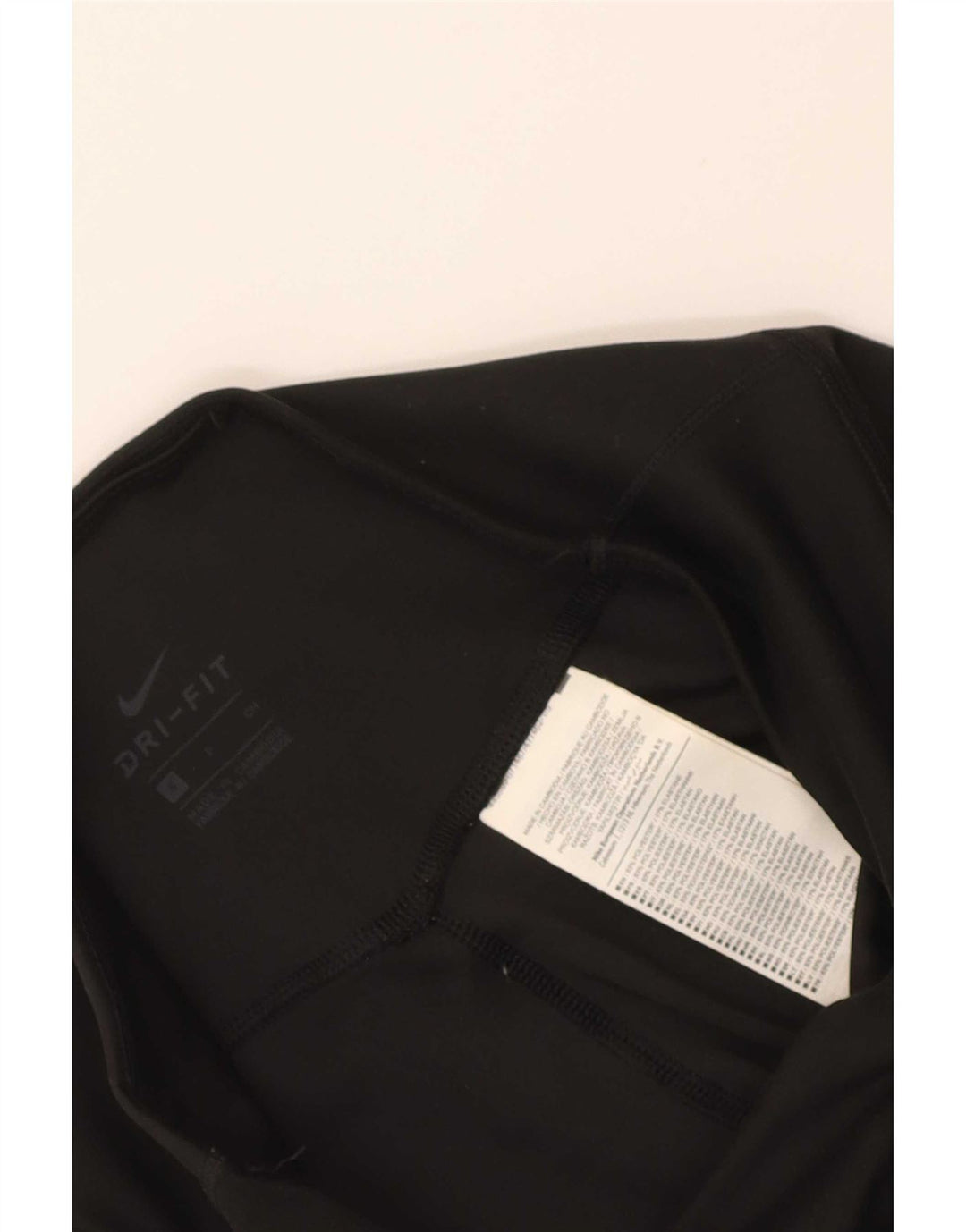 Nike Damen Dri Fit Capri Leggings UK 10 Small Schwarz Polyester