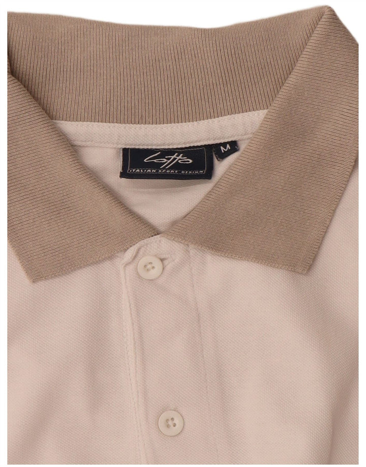 Lotto Herren-Poloshirt, Mittelweiß, Farbblock