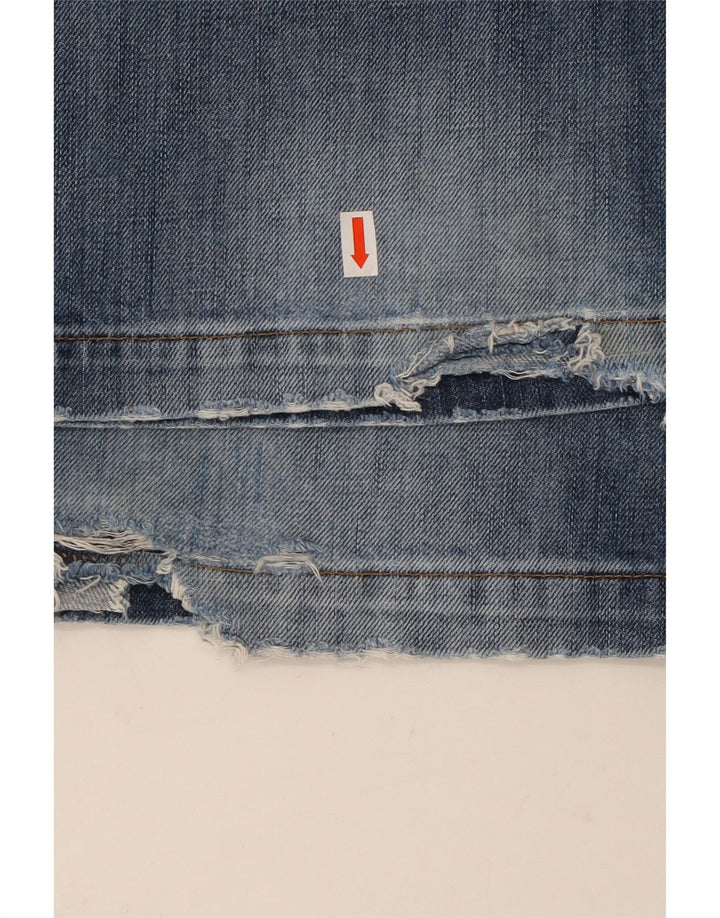 WRANGLER Herren Dayton Bootcut Jeans W29 L34 Blaue Baumwolle