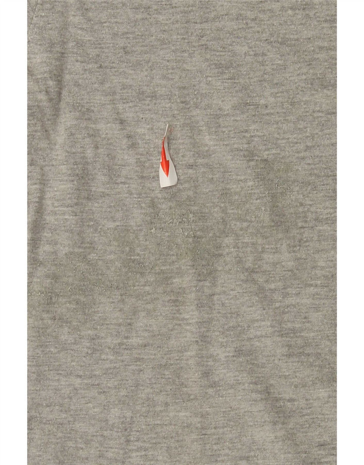 Kappa Herren T-Shirt Top 3XL Grau Baumwolle